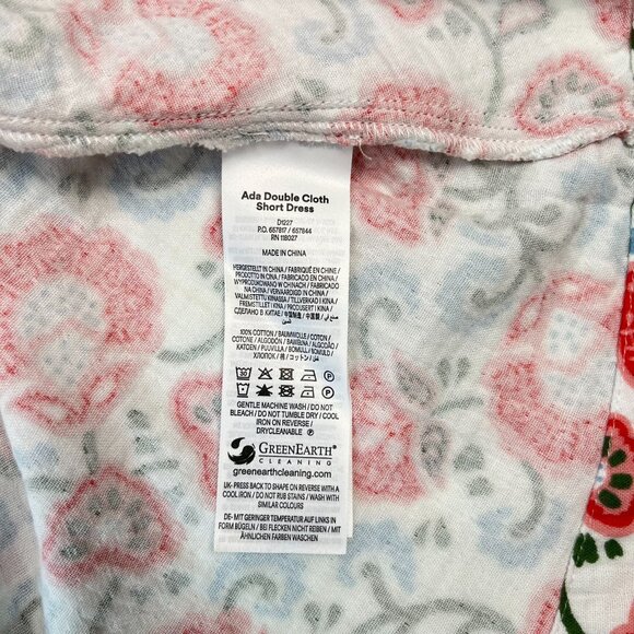 NWOT Boden Ada Double Cloth Cotton Floral Shirt Dress Size 10P Knee Length - Picture 8 of 9